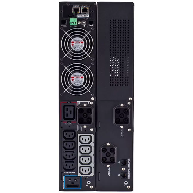 5PX_3000iRT2U_wEBM_rear 5PX, EBM, 2U, 48V, 72V