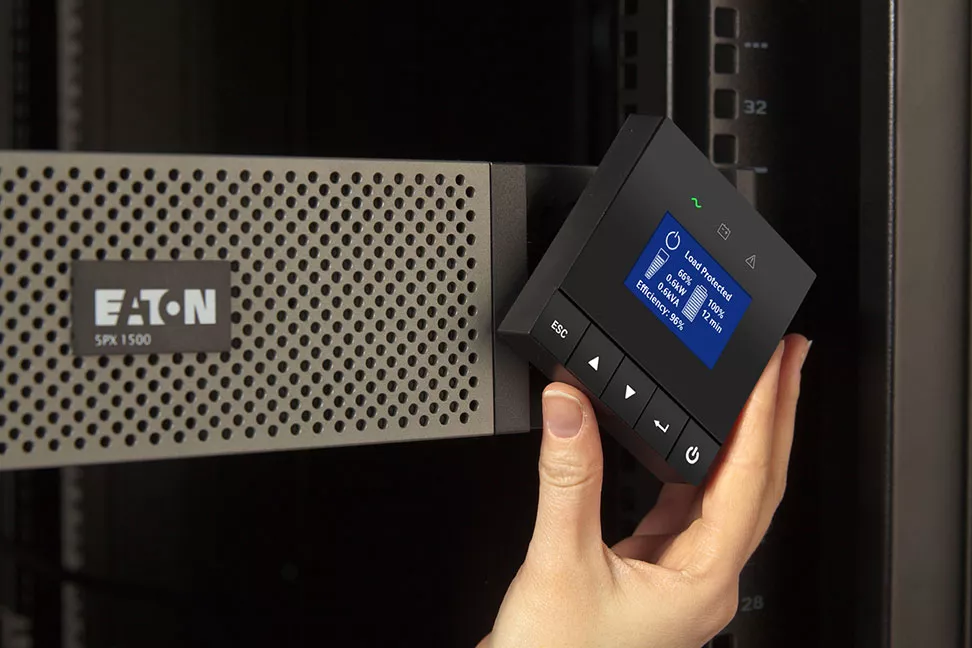 5PX_LCD_screen_rotating 5PX, Rack, Tower, UPS, line-interactive, 2U