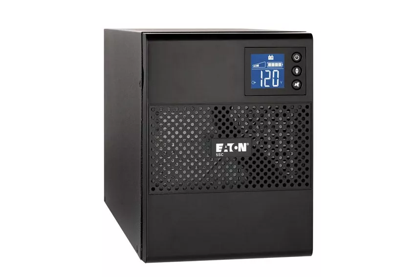 5SC_frontLeftAngle_120voltLCD 5SC UPS, Front, Line Interactive, Tower