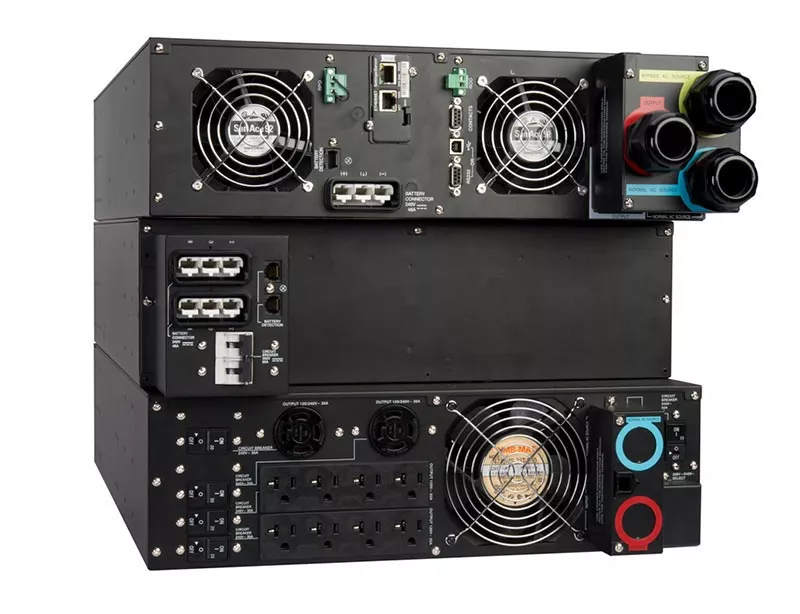 9PX 8kVA & 11kVA with transformer, rear, back